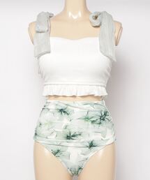 LAETITIA（レリッタ）の「LAETITIA/レリッタ ハイウエストビキニ ショルダーリボン 440501（水着）」