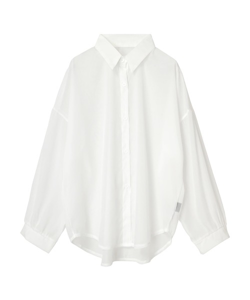 DURAS（デュラス）の「Ｓｈｅｅｒ　ｓｈｉｒｔ（シャツ/ブラウス・レディース・ブラック/ホワイト・FREE）」の17枚目の写真