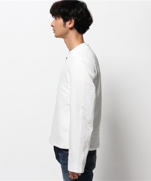 WEGO(ウィゴー)の「WEGO/ライトパテッドノーカラーMA-1(ノーカラージャケット・メンズ・カーキ/ホワイト/ブラック/その他1・LARGE/MEDIUM)」の10枚目の写真