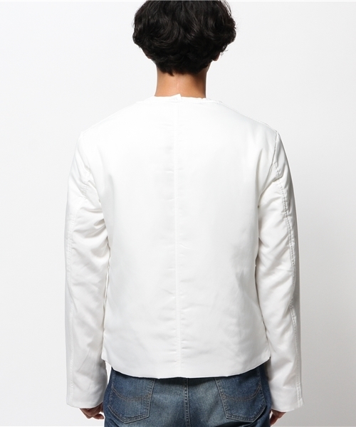 WEGO(ウィゴー)の「WEGO/ライトパテッドノーカラーMA-1(ノーカラージャケット・メンズ・カーキ/ホワイト/ブラック/その他1・LARGE/MEDIUM)」の11枚目の写真