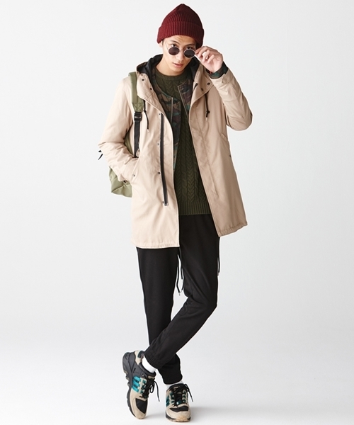 WEGO(ウィゴー)の「WEGO/ライトパテッドノーカラーMA-1(ノーカラージャケット・メンズ・カーキ/ホワイト/ブラック/その他1・LARGE/MEDIUM)」の6枚目の写真