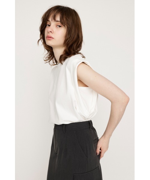 ロールアップスリーブトップス セール】【2サイズ展開】ROLL UP SLEEVE TOPS ロールアップ