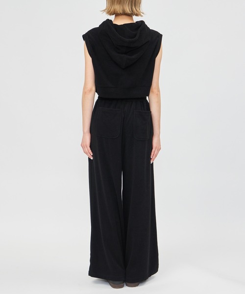 BACK TO THE FIELD（バック トゥー ザ フィールド）の「【MLB】ロゴパイルフーディーセットアップ（ワンピース・レディース・ブラック/グレー/ホワイト・FREE）」の19枚目の写真