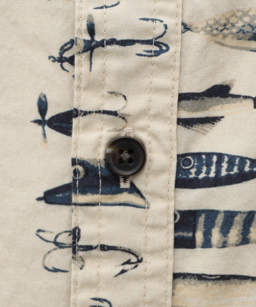 FILSON(フィルソン)の「FILSON / フィルソン Washed S/S Feather Cloth shirt 89134(シャツ/ブラウス・メンズ・ブラウン系その他/アイボリー・MEDIUM/LARGE)」の3枚目の写真