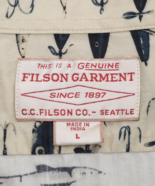 FILSON(フィルソン)の「FILSON / フィルソン Washed S/S Feather Cloth shirt 89134(シャツ/ブラウス・メンズ・ブラウン系その他/アイボリー・MEDIUM/LARGE)」の16枚目の写真