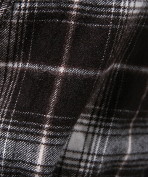 CIAOPANIC（チャオパニック）の「【Ciaopanc】　ソフトビエラチェックガウン（シャツ/ブラウス・レディース・ブラック/ネイビー/レッド・FREE）」の13枚目の写真