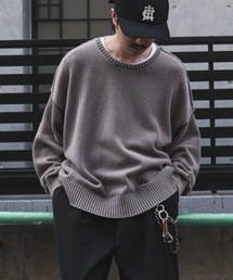 Lui's | ストーンウォッシュニット(ニット/セーター)