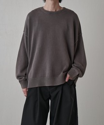 ストーンウォッシュニット