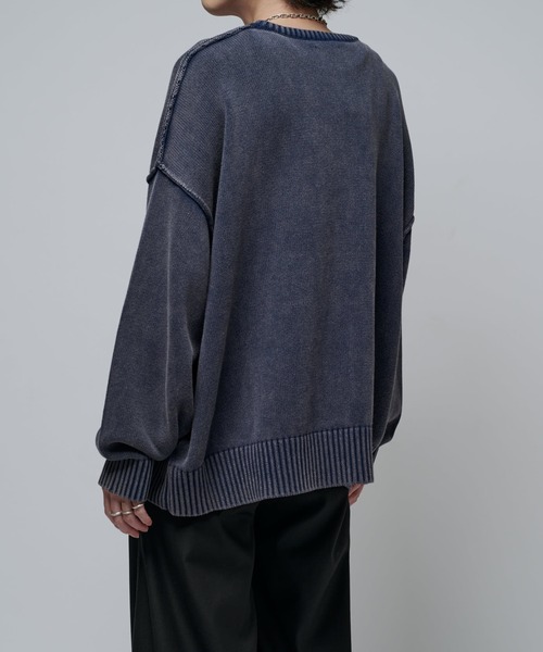 Lui's（ルイス）の「ストーンウォッシュニット（ニット/セーター