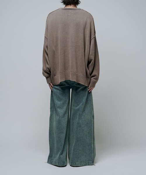 Lui's（ルイス）の「ストーンウォッシュニット（ニット/セーター