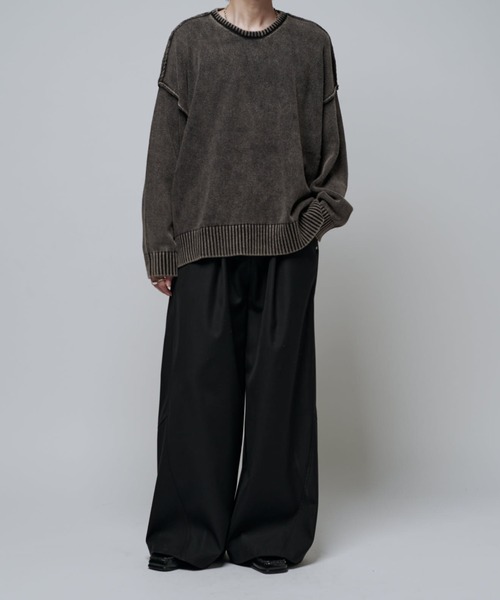 Lui's（ルイス）の「ストーンウォッシュニット（ニット/セーター