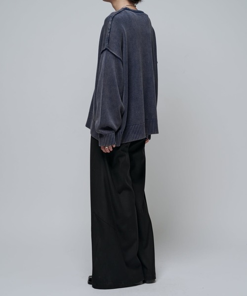 Lui's（ルイス）の「ストーンウォッシュニット（ニット/セーター