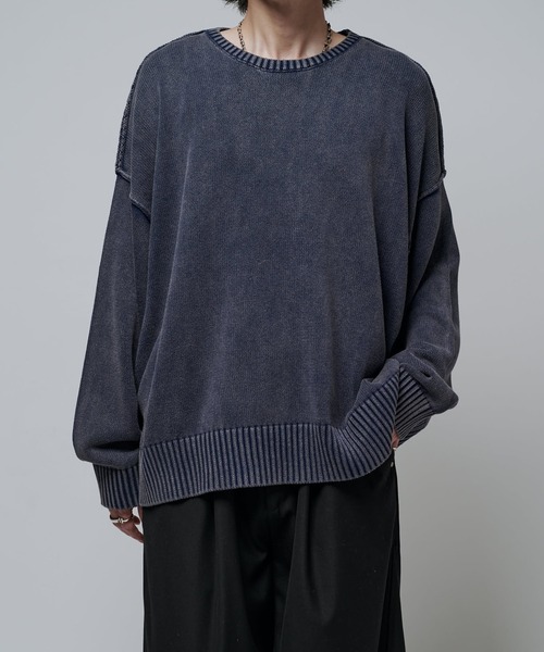 Lui's（ルイス）の「ストーンウォッシュニット（ニット/セーター