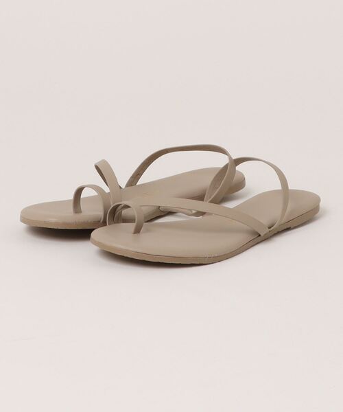 TKEES(ティキーズ)の「【W】【it】【IW4】【Tkees】LC SANDAL ティキーズ ビーチサンダル(サンダル・レディース・アイボリー/ライトブラウン/ピンク/ライトベージュ・US7/US5)」の4枚目の写真