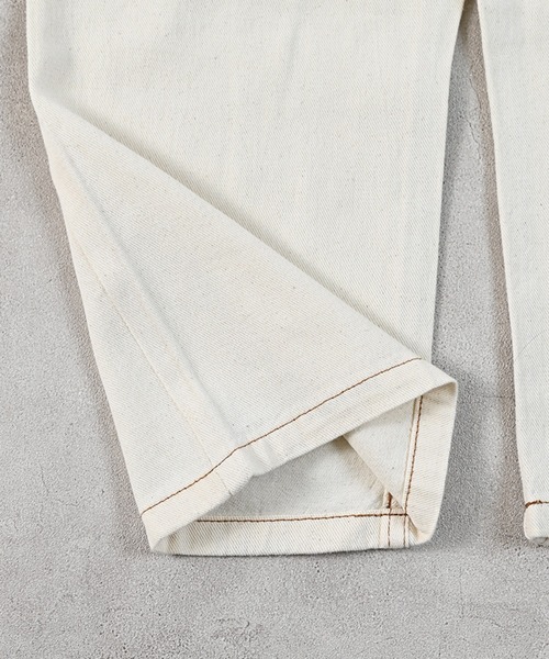 Life Support Products（ライフサポートプロダクツ）の「【COTTON from U.S.A】ビッグポケットデニムオーバーオール（サロペット/オーバーオール・キッズ・ネイビー/キナリ/ストライプ・80/90/95/100/110/120/130/140/150）」の18枚目の写真