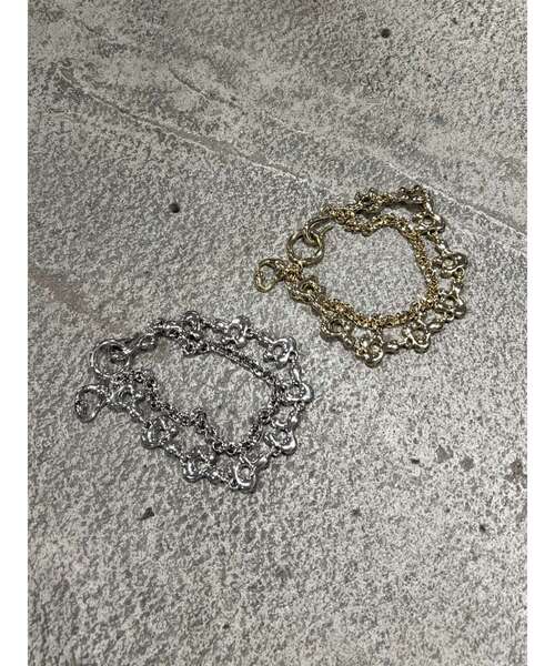 EMODA（エモダ）の「フラワーチェーンブレスレット（ブレスレット・レディース・ゴールド/シルバー・FREE）」の3枚目の写真