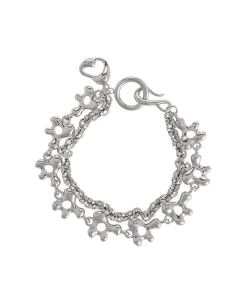 EMODA（エモダ）の「フラワーチェーンブレスレット（ブレスレット・レディース・ゴールド/シルバー・FREE）」の8枚目の写真