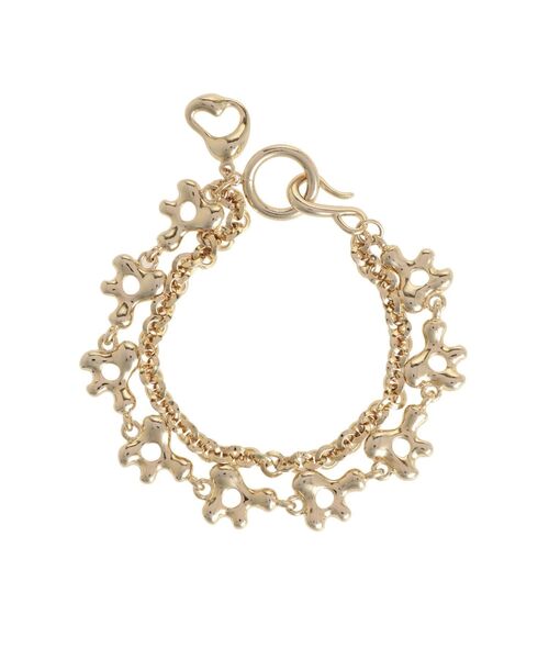 EMODA（エモダ）の「フラワーチェーンブレスレット（ブレスレット・レディース・ゴールド/シルバー・FREE）」の9枚目の写真