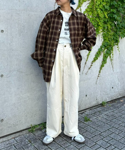 SOUNDSGOOOOD（サウンズグッド）の「【WEB限定】【SOUNDS GOOOOD / サウンズグッド】デニム＆コーデュロイグルカパンツ（チノパンツ・メンズ・オフホワイト/ダークインディゴブルー/ブラック/グレー/ブラウン/サックスブルー・ONE SIZE）」の7枚目の写真