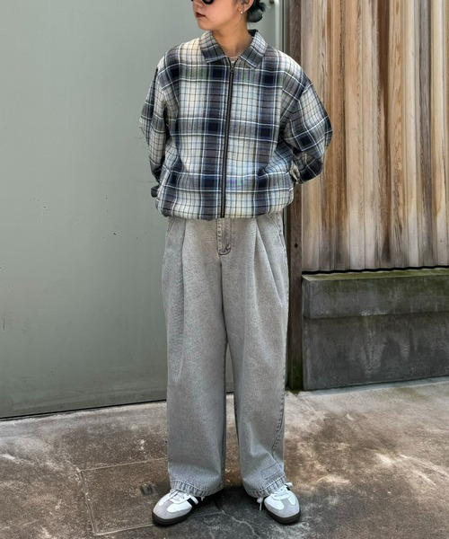 SOUNDSGOOOOD（サウンズグッド）の「【WEB限定】【SOUNDS GOOOOD / サウンズグッド】デニム＆コーデュロイグルカパンツ（チノパンツ・メンズ・オフホワイト/ダークインディゴブルー/ブラック/グレー/ブラウン/サックスブルー・ONE SIZE）」の8枚目の写真