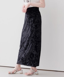 ベロアカットIラインスカート135800