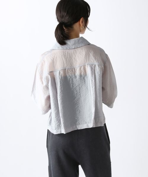 JEANASIS（ジーナシス）の「ステッチカイキンシアーショートシャツ