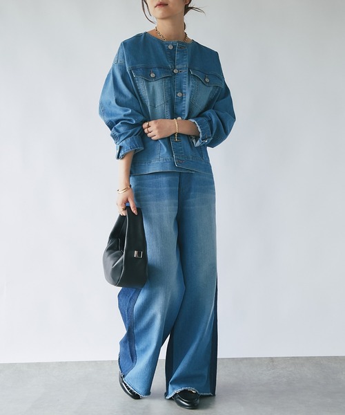 story.（ストーリー）の「【story.(ストーリー)】/ハーフムーンレザーバッグ（ハンドバッグ・レディース・ブラック/ホワイト・FREE）」の20枚目の写真