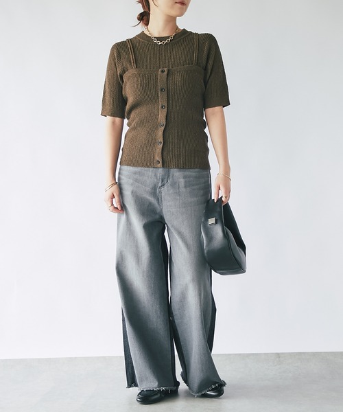 story.（ストーリー）の「【story.(ストーリー)】/ハーフムーンレザーバッグ（ハンドバッグ・レディース・ブラック/ホワイト・FREE）」の18枚目の写真