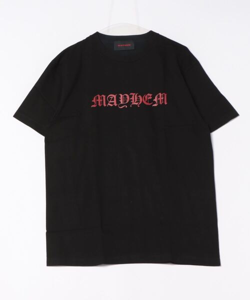 sunny branch(サニーブランチ)の「★MAYHEM★graphic T(Tシャツ/カットソー・レディース・ブラック・LARGE/MEDIUM)」の1枚目の写真