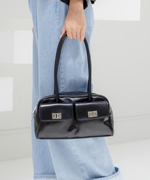 LAKOLE | フロントポケット横長バッグ / 132244(ハンドバッグ)