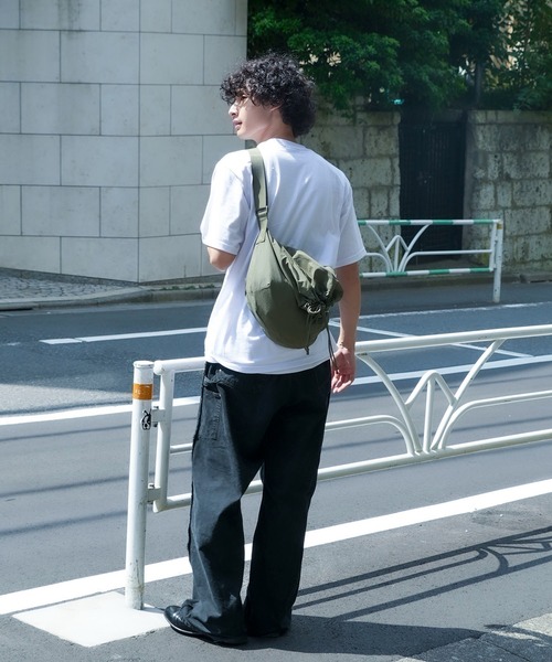 BEN DAVIS（ベンデイビス）の「【BEN DAVIS/ベンデイビス】ナイロンドローストショルダーバッグ BDW-8357（ショルダーバッグ・メンズ・ブラック/カーキ/オフホワイト/ベージュ・FREE）」の13枚目の写真