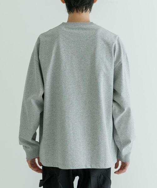 URBAN RESEARCH(アーバンリサーチ)の「ヘビールーズウォームロンTシャツ(Tシャツ/カットソー・メンズ・ブラック/ベージュ/グレー/ホワイト・SMALL/LARGE/MEDIUM)」の11枚目の写真