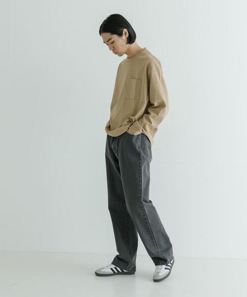 URBAN RESEARCH(アーバンリサーチ)の「ヘビールーズウォームロンTシャツ(Tシャツ/カットソー・メンズ・ブラック/ベージュ/グレー/ホワイト・SMALL/LARGE/MEDIUM)」の17枚目の写真