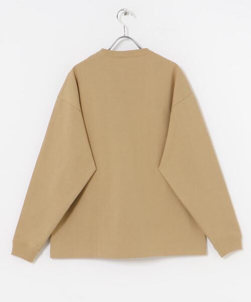 URBAN RESEARCH(アーバンリサーチ)の「ヘビールーズウォームロンTシャツ(Tシャツ/カットソー・メンズ・ブラック/ベージュ/グレー/ホワイト・SMALL/LARGE/MEDIUM)」の22枚目の写真