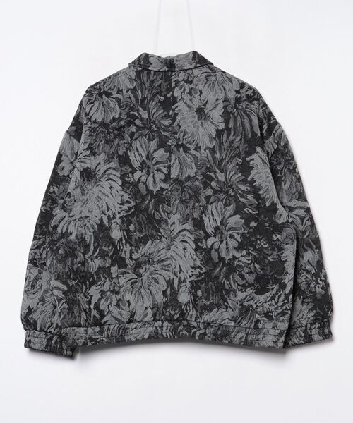 Art re A select(アトリエセレクト)の「レトロフラワー ゴブラン織り オーバーサイズブルゾン(ブルゾン・メンズ・ブラック/グレー・M/L)」の3枚目の写真