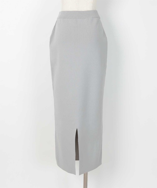 UR'S（ユアーズ）の「スポンディッシュ美シルエットニットタイトスカート（スカート・レディース・ライトグレー/ライトグリーン/アイボリー/ブラック/ピンクベージュ/ネイビー・L/M/S）」の15枚目の写真