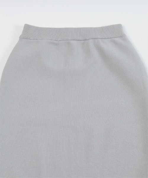 UR'S（ユアーズ）の「スポンディッシュ美シルエットニットタイトスカート（スカート・レディース・ライトグレー/ライトグリーン/アイボリー/ブラック/ピンクベージュ/ネイビー・L/M/S）」の16枚目の写真