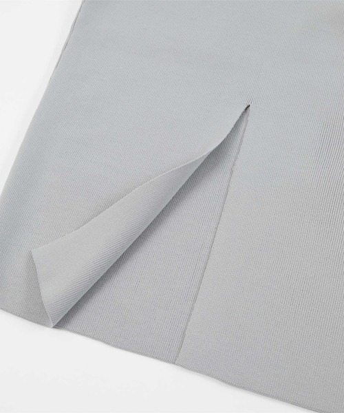 UR'S（ユアーズ）の「スポンディッシュ美シルエットニットタイトスカート（スカート・レディース・ライトグレー/ライトグリーン/アイボリー/ブラック/ピンクベージュ/ネイビー・L/M/S）」の19枚目の写真