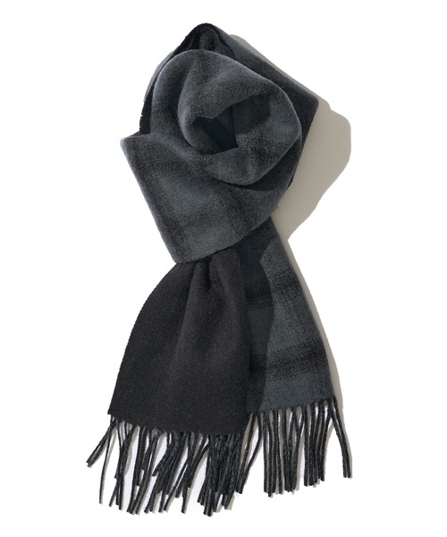 【セール】【WEB限定】カシミア混 リバーシブルマフラー（マフラー）｜TETE HOMME（テットオム）