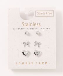 LOWRYS FARM | ステンレスSETピアス 142892(ピアス(両耳用))
