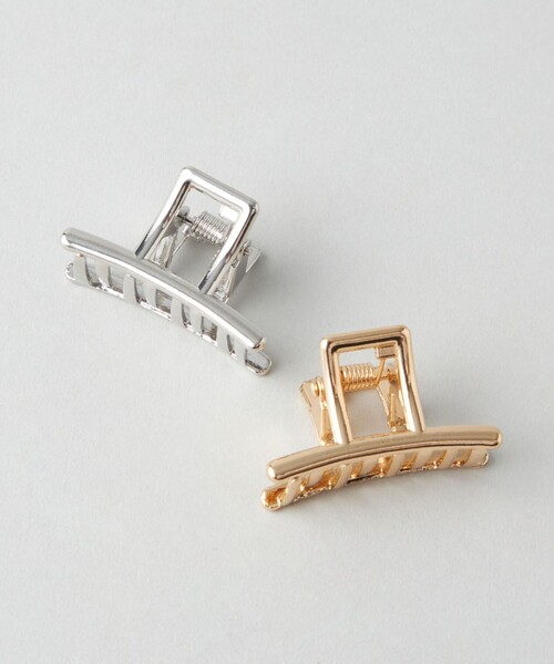 CITEN（シテン）の「＜CITEN＞ スクエア バンスクリップ（バレッタ/ヘアクリップ・レディース・シルバー/ゴールド・FREE）」の3枚目の写真