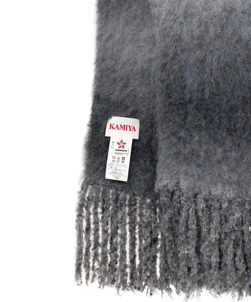 最終セール！【極美品】TOTEM ダークグレー マフラー 新品 ストール 灰色 ダークグレー マフラー 羊毛250g厚手 クリスマス