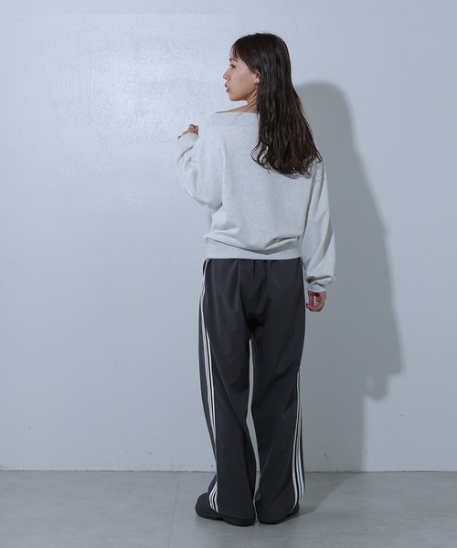 COLONY 2139（コロニートゥーワンスリーナイン）の「ドライストレッチイージーラインパンツ（その他パンツ・レディース・グレー/ブラック・FREE）」の13枚目の写真