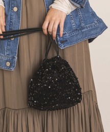 Gready Brilliant | スパンコール巾着(ハンドバッグ)