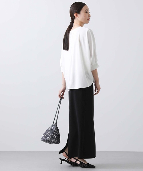 Gready Brilliant（グレディブリリアン）の「スパンコール巾着（ハンドバッグ・レディース・ブラック/グレー・FREE）」の5枚目の写真