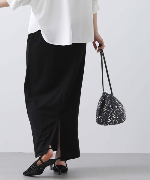 Gready Brilliant（グレディブリリアン）の「スパンコール巾着（ハンドバッグ・レディース・ブラック/グレー・FREE）」の6枚目の写真