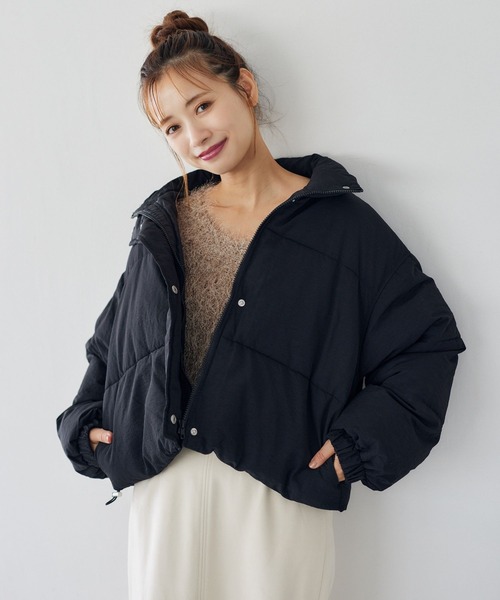 mysty woman（ミスティウーマン）の「中綿ショートブルゾン 126028