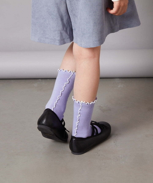 a.v.v（アーヴェヴェ）の「[18-23cm]【ふわふわインソール/滑りにくい/屈曲性のあるソール】スキップバレエ（バレエシューズ・キッズ・ブラック・23/22/21/20/19/18）」の19枚目の写真