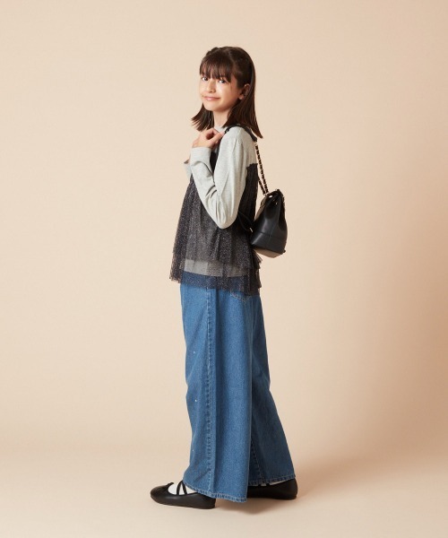 a.v.v（アーヴェヴェ）の「[18-23cm]【ふわふわインソール/滑りにくい/屈曲性のあるソール】スキップバレエ（バレエシューズ・キッズ・ブラック・23/22/21/20/19/18）」の12枚目の写真