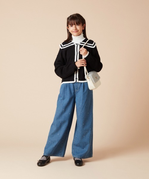 a.v.v（アーヴェヴェ）の「[18-23cm]【ふわふわインソール/滑りにくい/屈曲性のあるソール】スキップバレエ（バレエシューズ・キッズ・ブラック・23/22/21/20/19/18）」の15枚目の写真